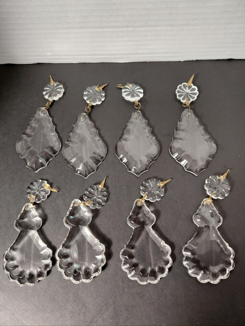 8 Crystal Clear Chandelier/Craft Ornaments